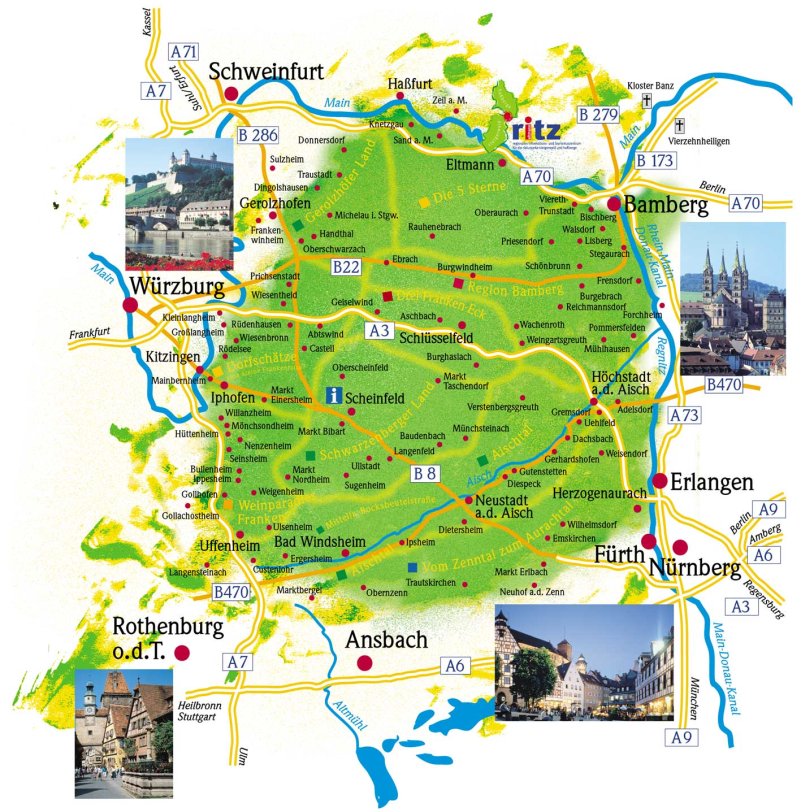 Steigerwald-Karte